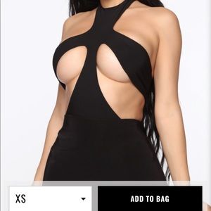 winning beauty cut out gown fashion nova